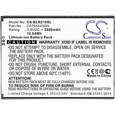 Battery mobile blu r2 plus