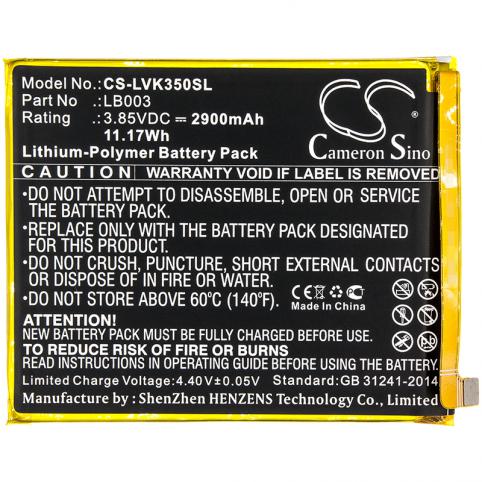 Battery mobile lenovo k5