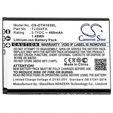 Batería para teléfono alcatel onetouch 1035d
