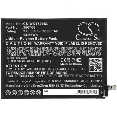 Batteria per telefono wiko y80