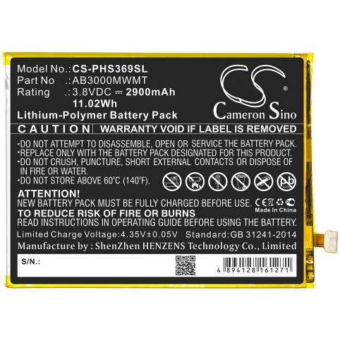 Batterie  philips ab3000mwmt
