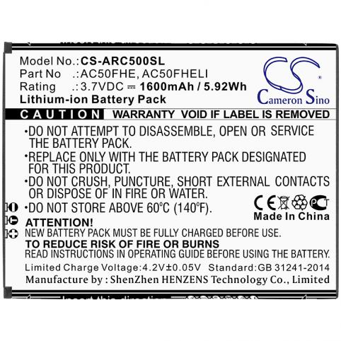 Battery  archos ac50fhe