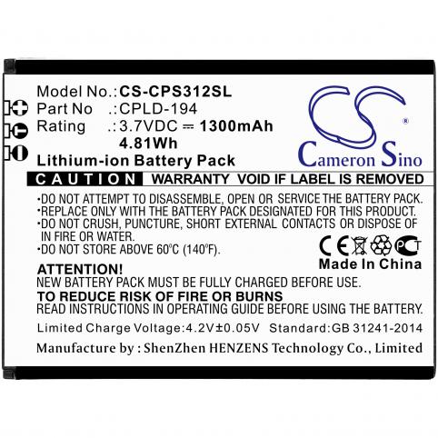 Battery mobile coolpad 3312a