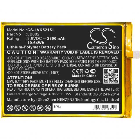 Batterie telephone lenovo k520