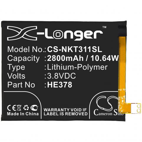 Battery  nokia he378