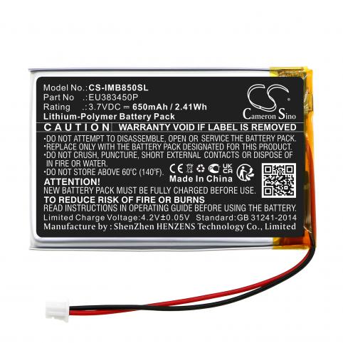 Batteria  ingenico eu383450p