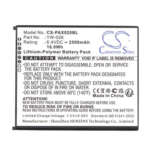 Batteria  pax yw 026