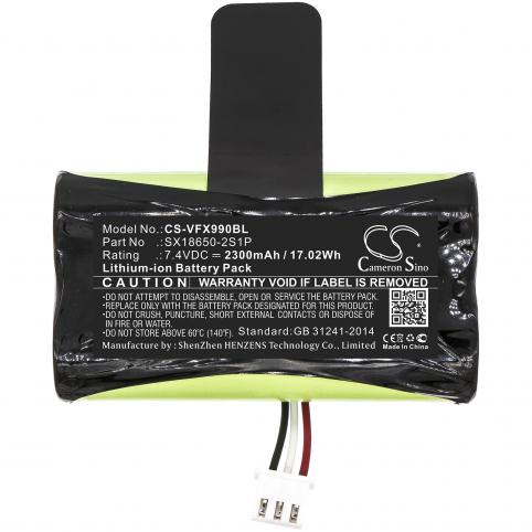 Battery  verifone sx18650 2s1p