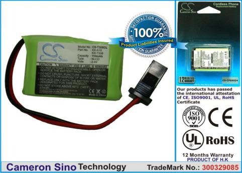 Batteria telefono cordless panasonic kx a16